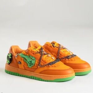 Watson Luxe COURT CLASSIC SNEAKERS (UNCHAINED BEARS ORANGE)